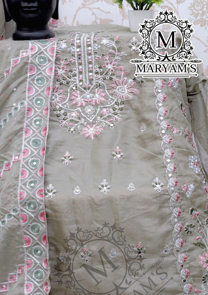 167 Maryams Soft Organza With Embroidery Pakistani Suits Wholesale Shop In Surat
